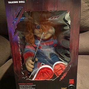 NEW CHUCKY TALKING Doll GOOD GUYS 24” SPIRIT HALLOWEEN